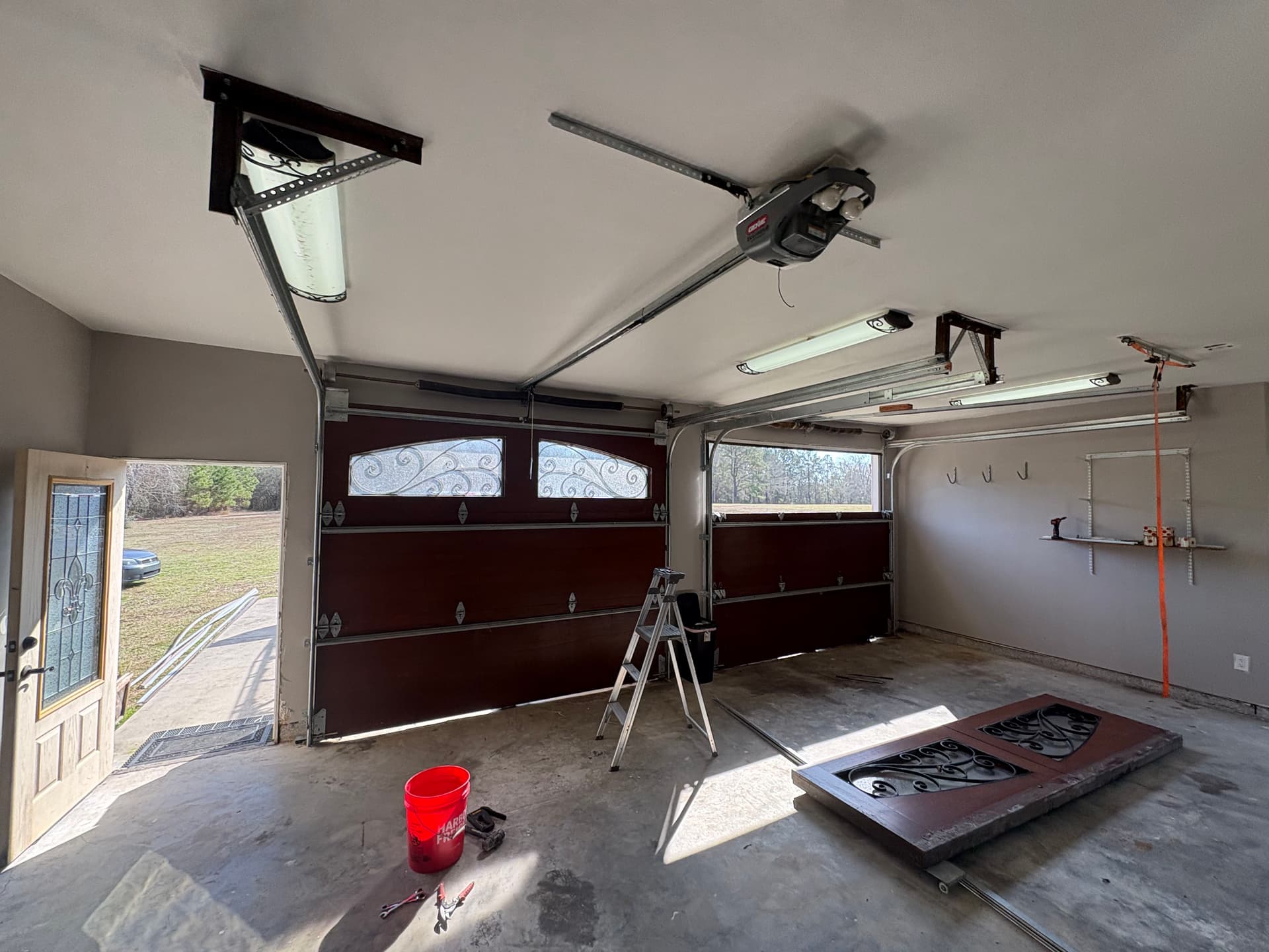 Old Door Out New Door Ready for Install image