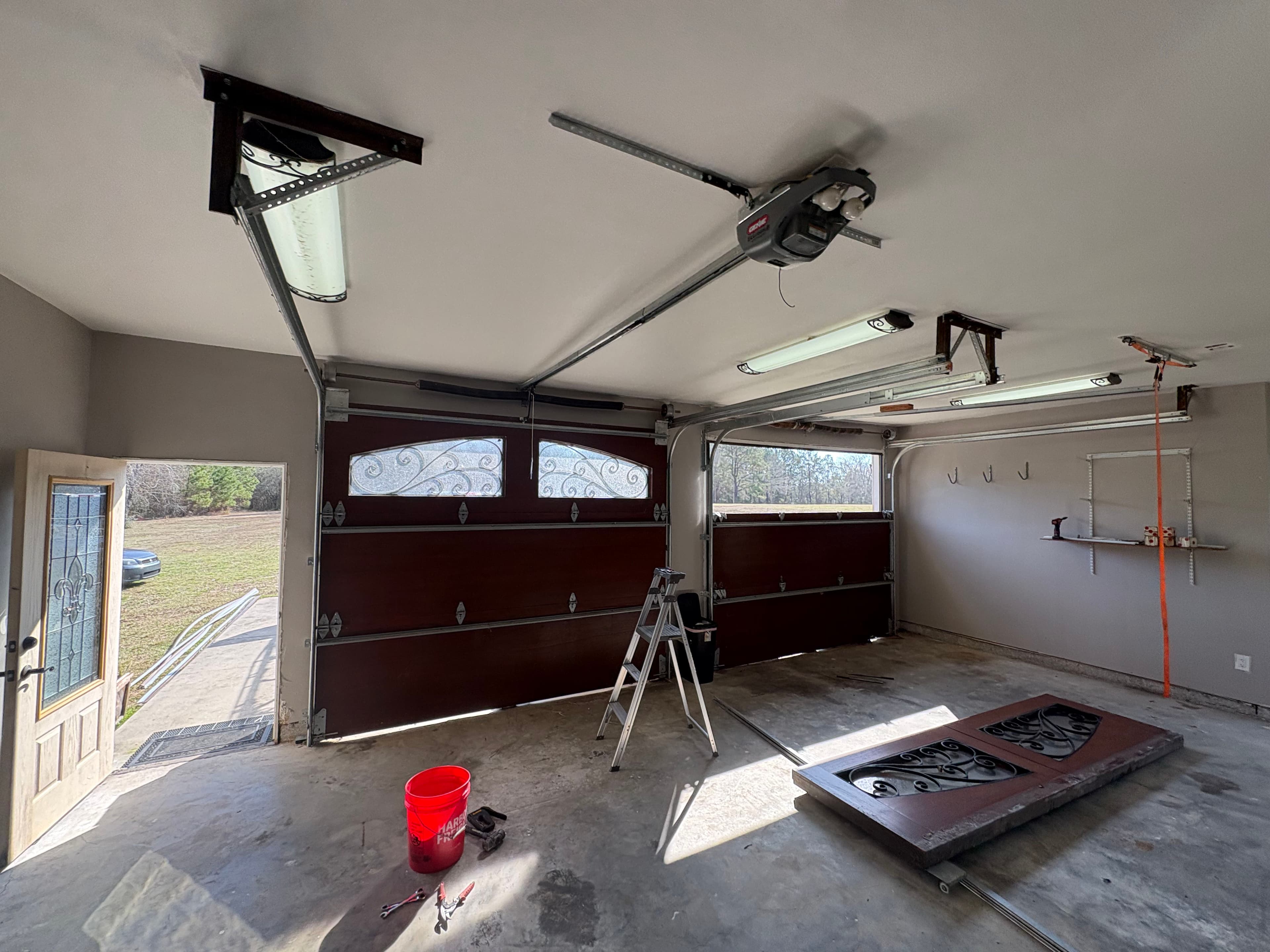 Project Old Door Out New Door Ready for Install image