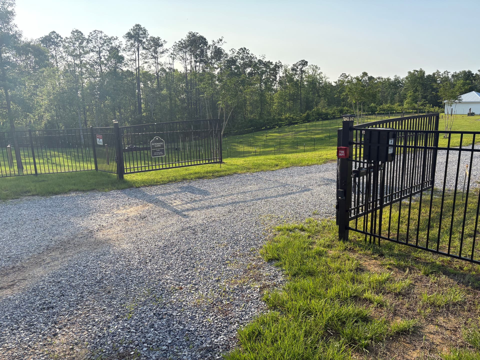 Gallery photos for Gate Repair Restored Safe Access at Deaux Run Vineyard: Image #1