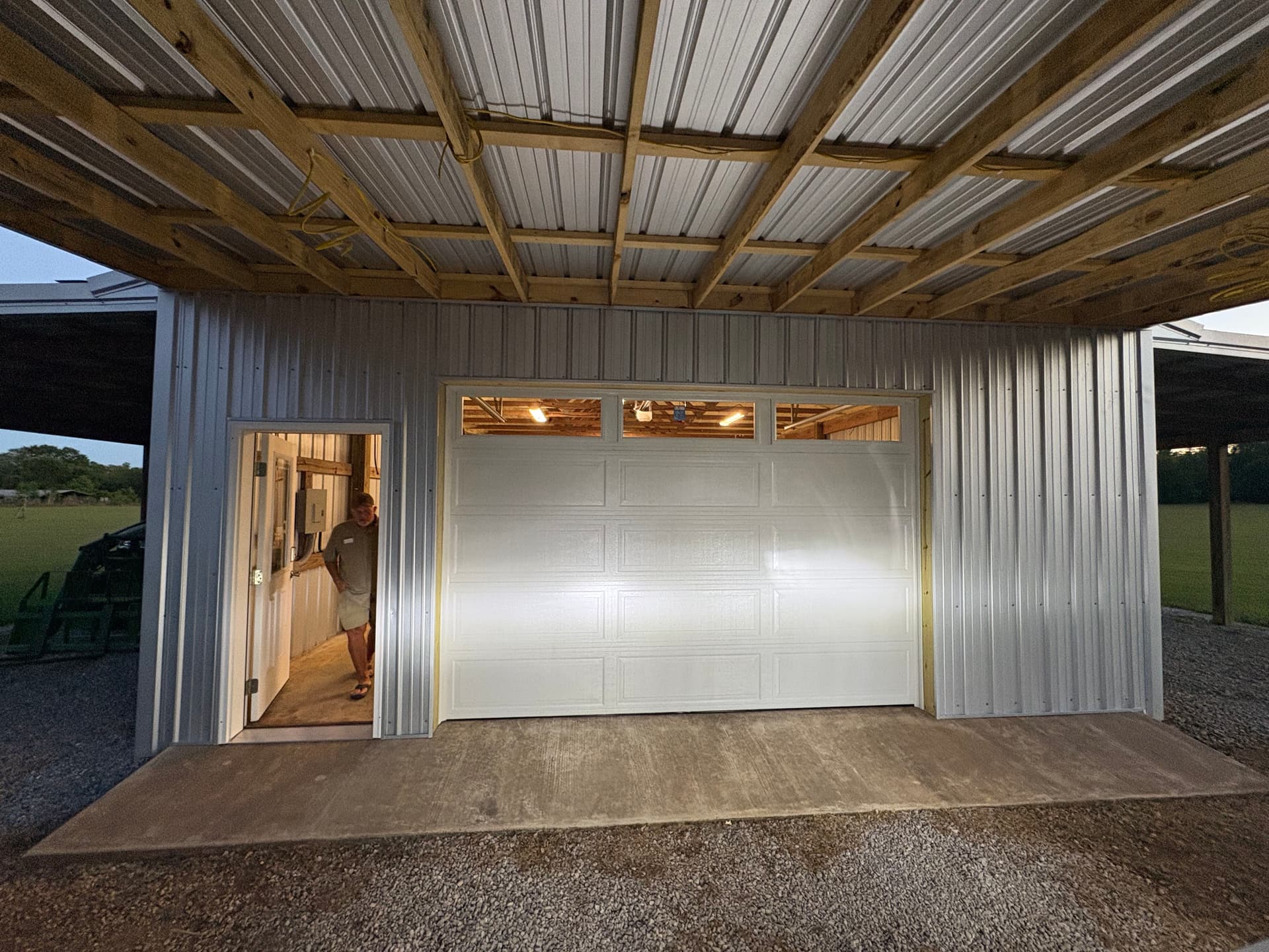 New Garage Door and Opener Install for a Shop Build image