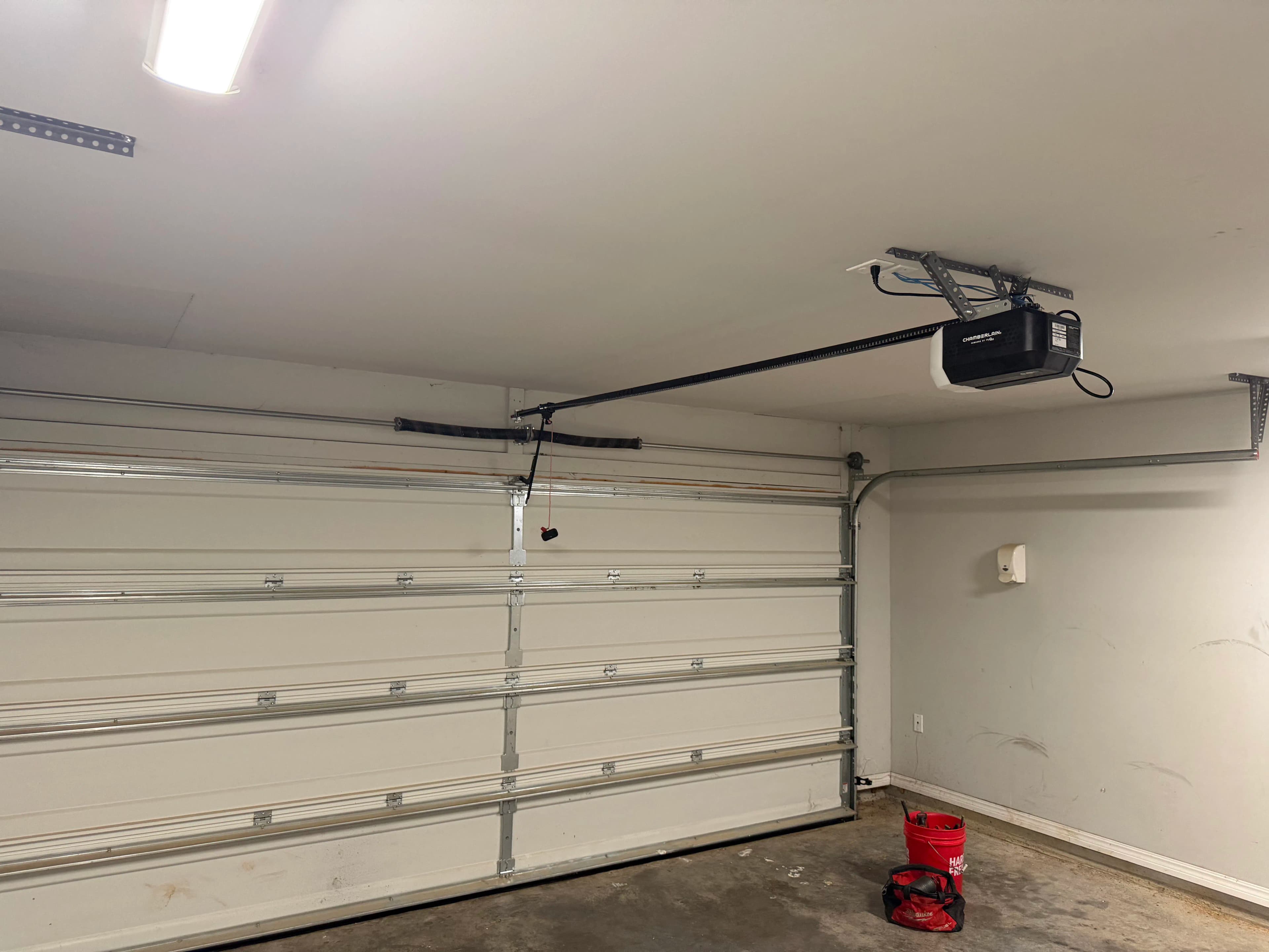 Project Dual Spring Installation Keeps This Garage Door Lifting Right image