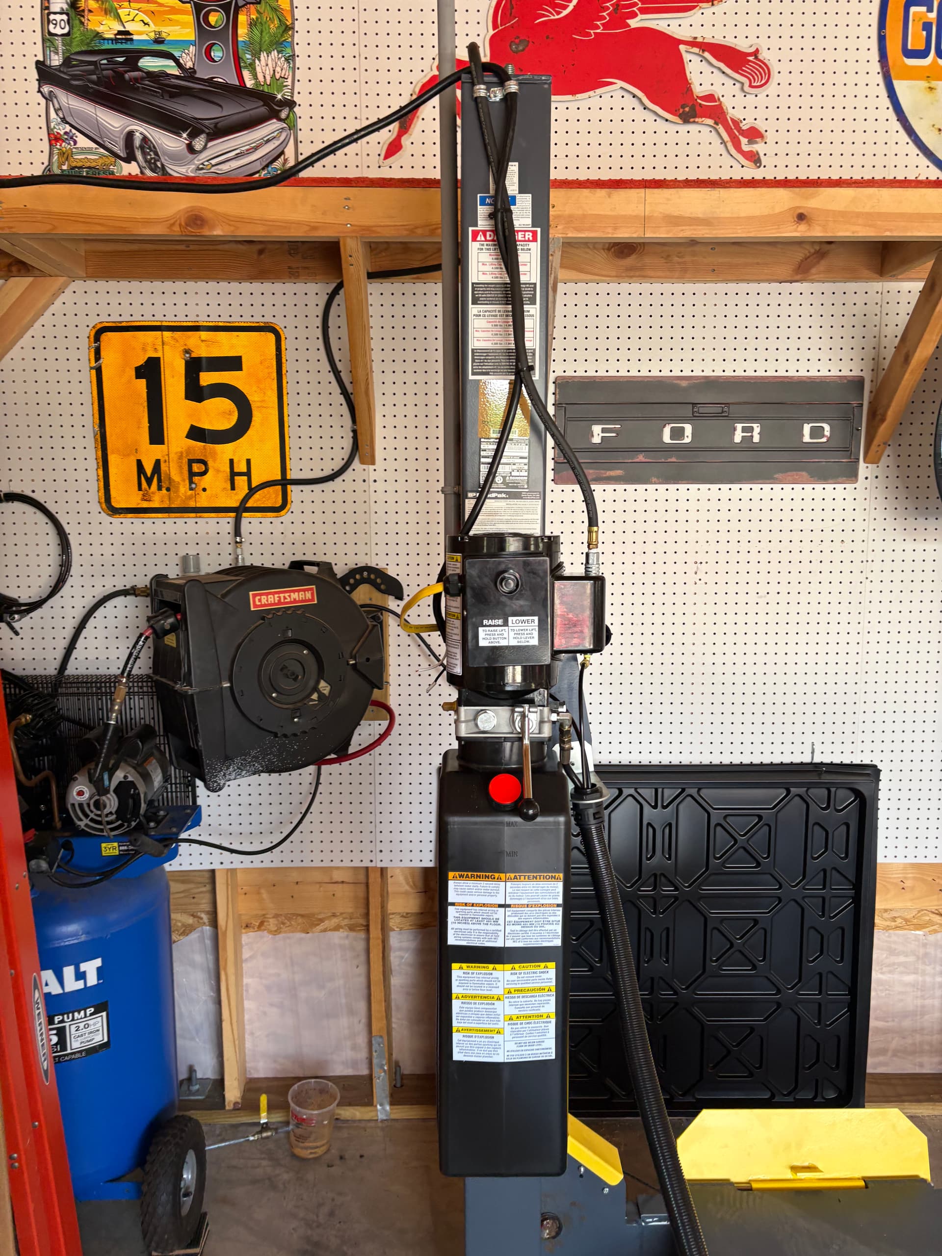 Gallery photos for Car Lift Electrical Repair in a Private Garage: Image #1