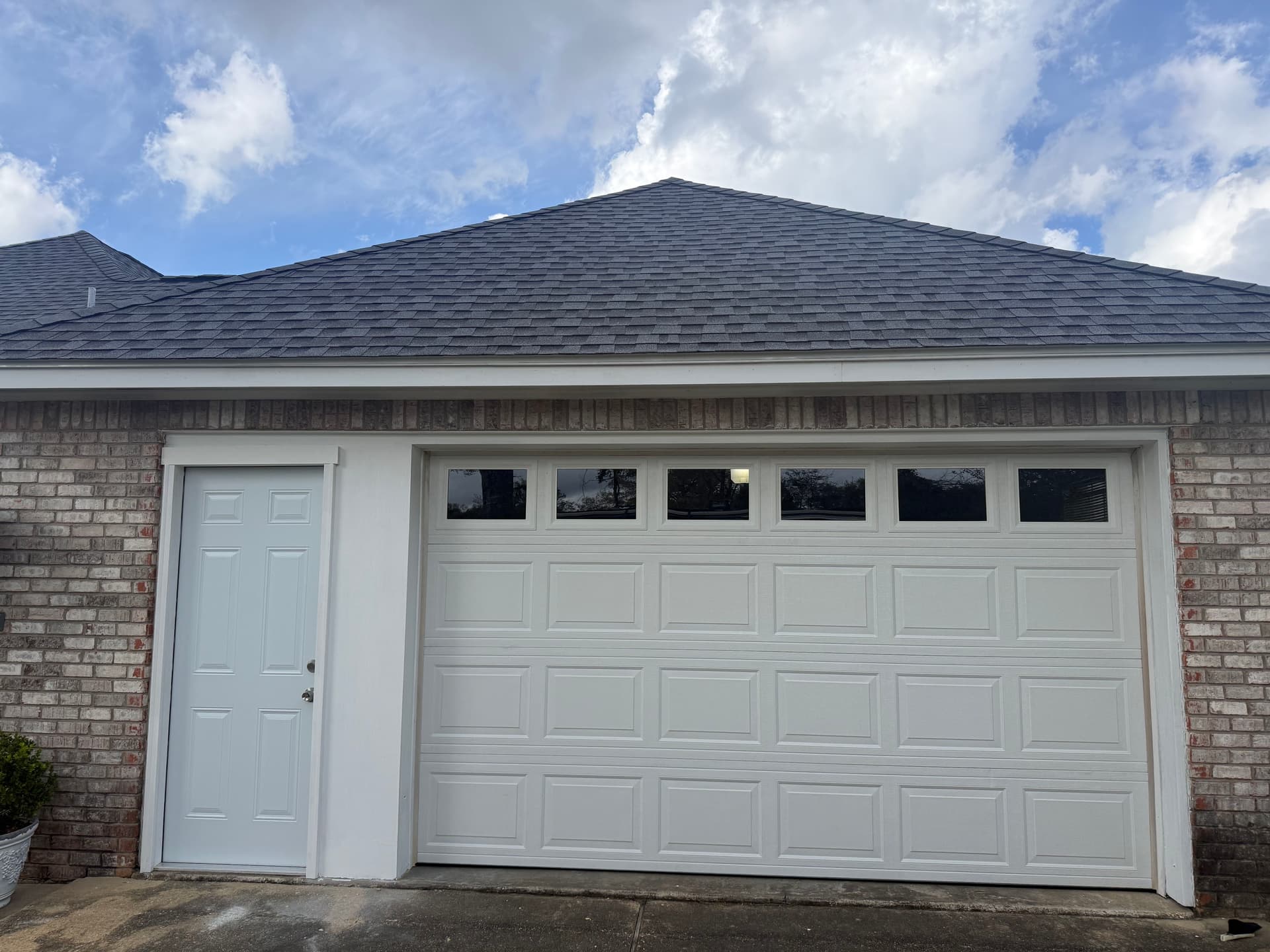 Gallery photos for New Garage Door Install with Access Door and Frameout: Image #1