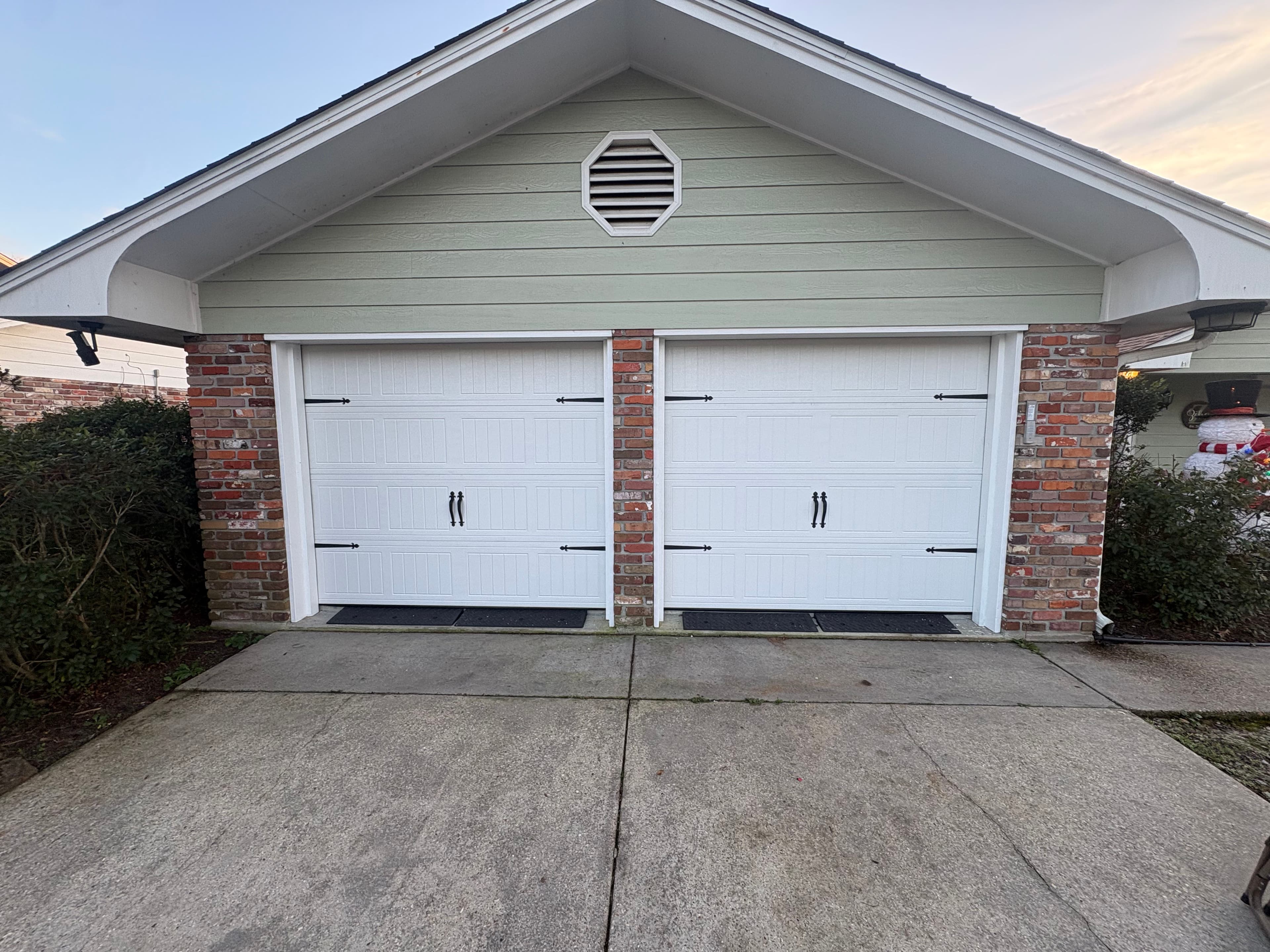 Project Fresh Garage Door Installation Inside and Out image